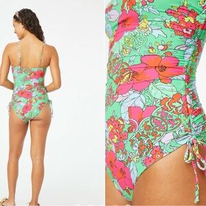 Roller Rabbit Ashbury Floral Shirred Side One Piece NWT